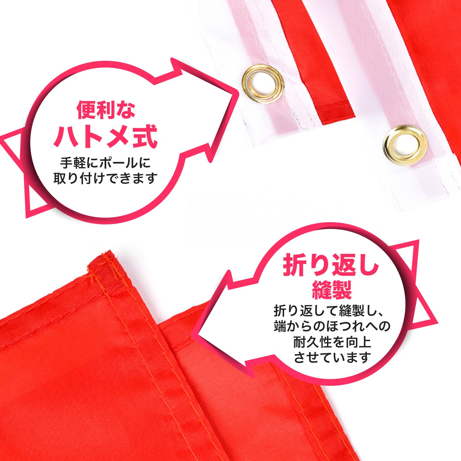 Amazon.co.jp: 国旗 90×150cm ハトメ式 世界【強度試験実施済み】両面